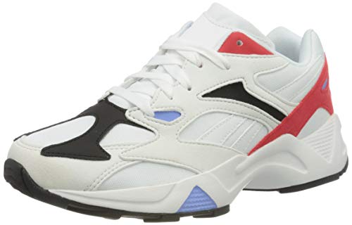 Reebok Womens AZTREK 96 Gymnastics Shoe, White/Radiant Red/Cornflower Blue, 39 EU von Reebok