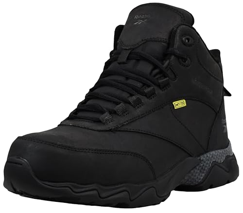 Reebok Work Beamer Hiker Herren Stiefel, Schwarz/Schwarz, 12 Wide von Reebok