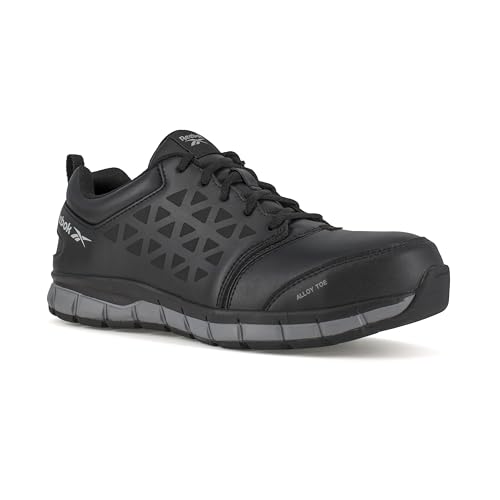 Reebok Work Mens Sublite Cushion Work Work/Duty Oxford Black von Reebok