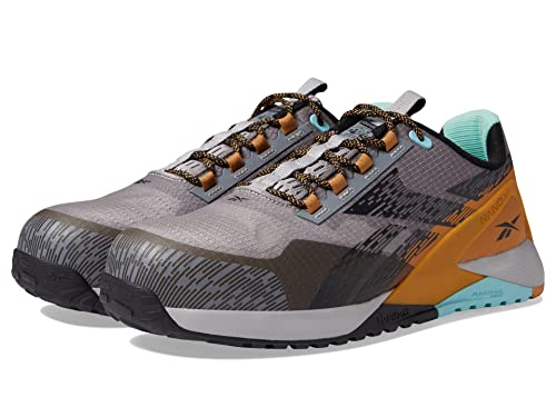 Reebok Work Nano X1 Adventure Work Composite Toe Herren Oxford, Silbergrau-Ton-Schwarz, 11 von Reebok