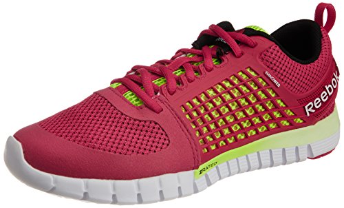 Reebok Zquick 2.0 Damen Laufschuhe, Rot - Rouge (Magenta Pop/Yellow/Black/Wht), 38 von Reebok