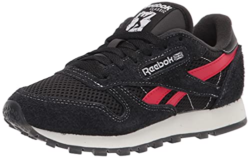 Reebok unisex adult Classic Leather Sneaker, Black/Vector Red/Gold Metallic, 13 Women 11.5 Men US von Reebok