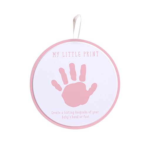 Reece Studio Baby Everyday Pink Clay Tin Kit, Newborn Handprint Or Footprint Makers, Baby Girl Handprint Impression Keepsake, Pink Clay von Reece Studio
