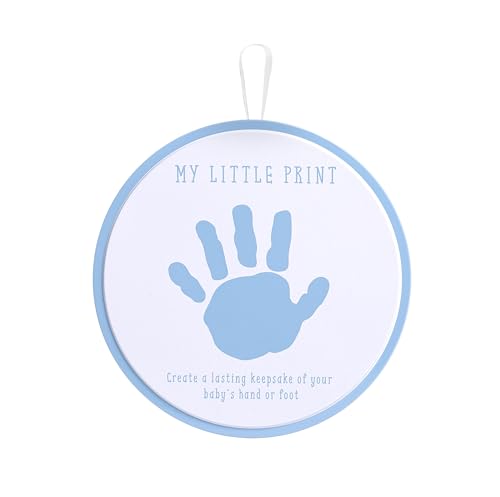 Reece Studio Baby’s Print Clay Keepsake Kit, Newborn Handprint and Footprint Maker, Hanging Keepsake or Christmas Ornament, Gender-Neutral Gift for New and Expecting Parents, Blue von Reece Studio