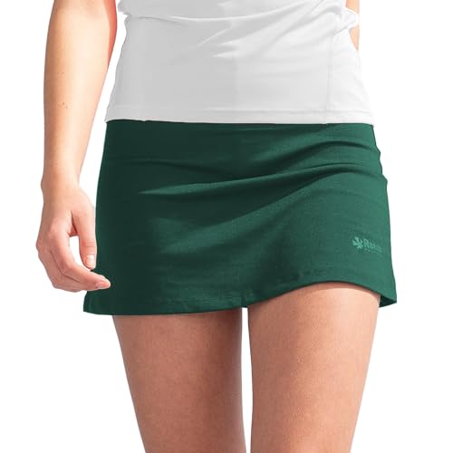 Reece Sportrock - Fundamental Skort Ladies - Sportrock für Hockey und Tennis - Rock mit Hose Drunter - mit Taschen und Atmungsaktivem Material - Outdoor Rock Damen - Grün - Größe 140 von Reece