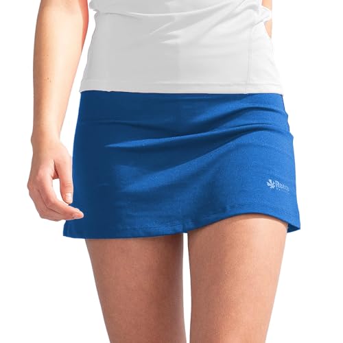 Reece Sportrock - Fundamental Skort Ladies - Sportrock für Hockey und Tennis - Rock mit Hose Drunter - mit Taschen und Atmungsaktivem Material - Outdoor Rock Damen - Blau - Größe 128 von Reece