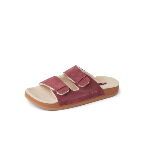 REEF Damen Ojai Two Bar Cozy Slide Sandale, Cordovan, 7 von Reef