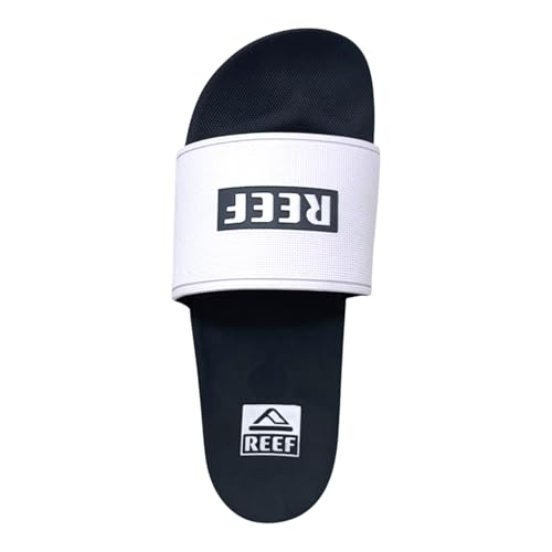 REEF Herren Cushion Spring Slide Sandalen, Weiß/Grau, 39 EU von Reef