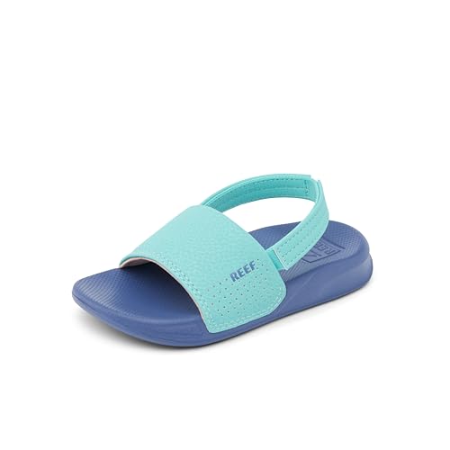 REEF Little One Slide Schiebe-Sandalen, Dusk/Aqua, 28 EU von Reef