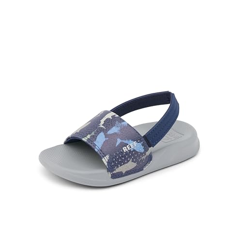 REEF Little One Slide Schiebe-Sandalen, Marineblauer Hai, 28 EU von Reef
