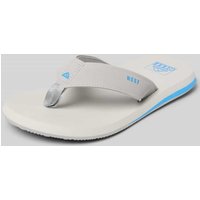 REEF Zehentrenner mit Label-Details Modell 'The Layback' in Mittelgrau, Größe 42 von Reef