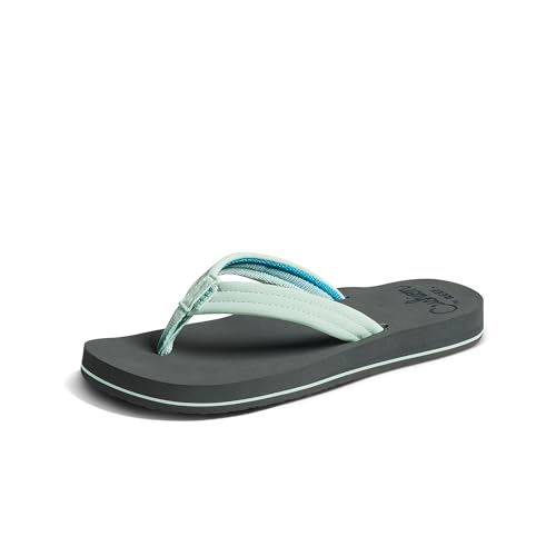 Reef Cushion Breeze Damen-Sandalen, Grau/Mint, 8 von Reef