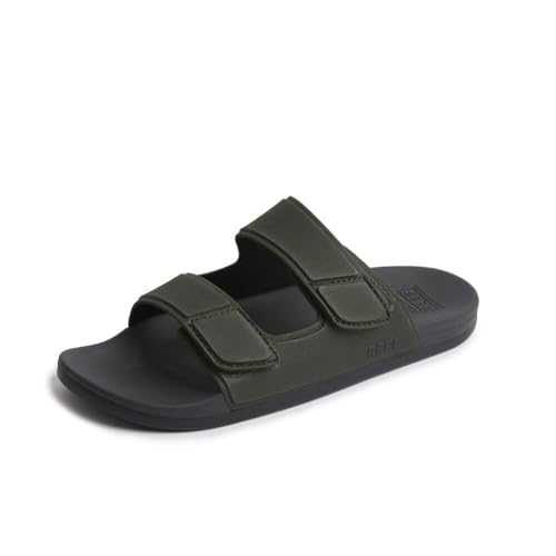 Reef Herren Cushion Tradewind Schiebe-Sandalen, Grey/Olive, 40 EU von Reef