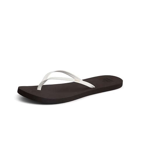 Reef Damen Bliss Nights Flipflop, Brown/White, 38.5 EU Reef Damen Bliss Nights Flipflop, Brown/White, 38.5 EU von Reef