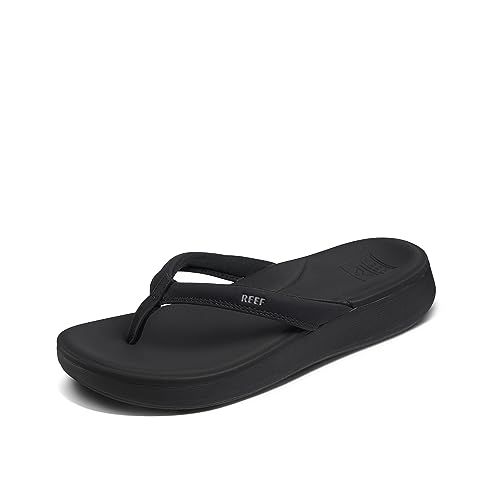 Reef Damen Cushion Cloud Flipflop, Black, 35 EU von Reef