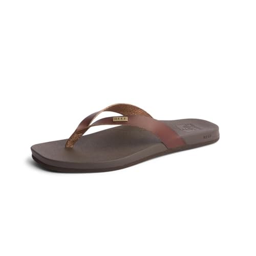 Reef Damen Cushion Lune Flip-Flop, Schokolade, 8 von Reef