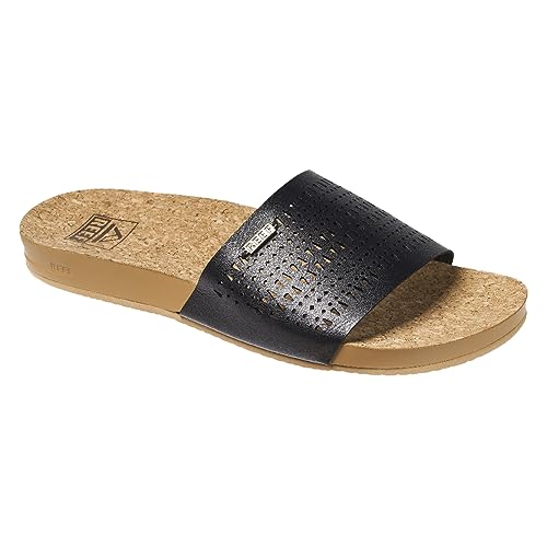Reef Sandale Damen Cushion Scout Perf, Black/Tan, 41 EU von Reef