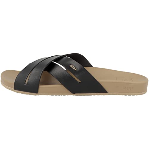 Reef Damen Cushion Spring Bloom Flipflop, Black/TAN, 35 EU von Reef