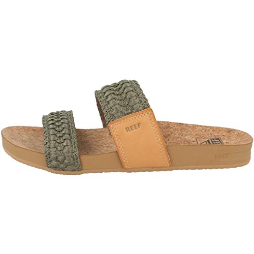 Reef Damen Cushion Vista Thread Flipflop, Olive, 41 EU von Reef