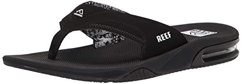 Reef Damen Fanning Durchgängies Plateau Sandalen, Black, 49 EU von Reef