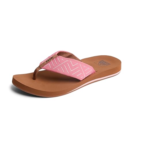 Reef Damen Federgewebt Flipflop, Erdbeerrosa, 37 EU von Reef
