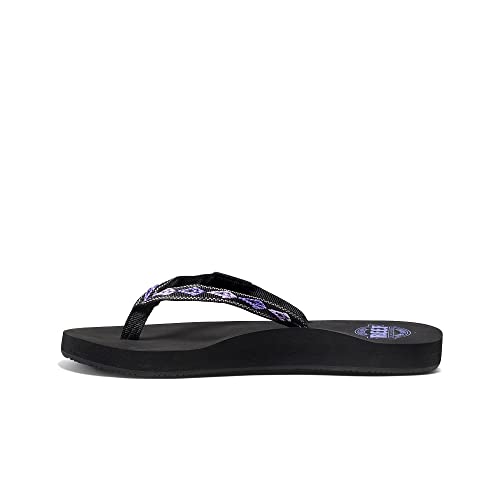 Reef Damen Ingwer Flipflop, schwarz/violett, 38.5 EU von Reef