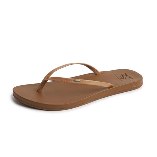 Reef Uni – Erwachsene Cushion Slim Flipflop, Natur, 38.5 EU von Reef