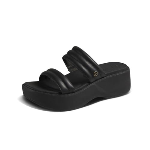 Reef Damen Lofty Lux Hi Schiebe-Sandalen, Schwarz, 41 EU von Reef