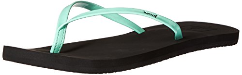 Reef Damen-Sandalen Bliss - Kunstleder-Flip-Flops für Frauen mit weichem Kissen Fußbett - wasserdicht, Braun (mint), 36 EU von Reef