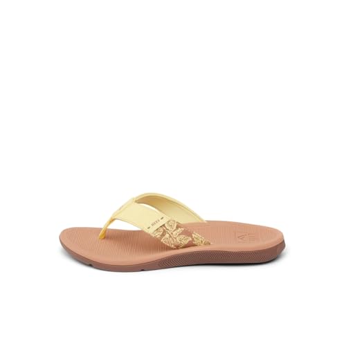 Reef Damen Santa Ana Flipflop, Pale Banana, 38.5 EU von Reef