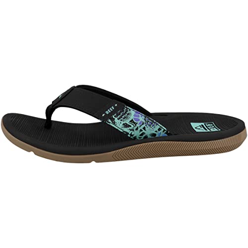 Reef Damen Santa Ana Flipflop, Black Multi, 41 EU von Reef