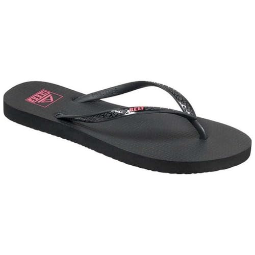 Reef Damen Seaside Flipflop, Black/Paradise, 41 EU von Reef