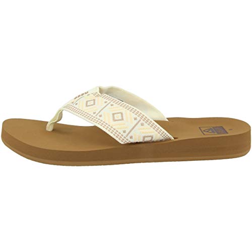 Reef Damen Spring Woven Flipflop, VINTAGE WHITE, 40 von Reef