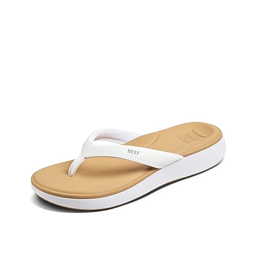 Reef Plateausandalen Cushion Cloud White/Tan EU 37.5 (Woman) von Reef