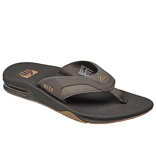 Reef Mens Fanning Flip Flop Sandals Flops, Brown (Brown/Gum), 14 UK 48 EU von Reef