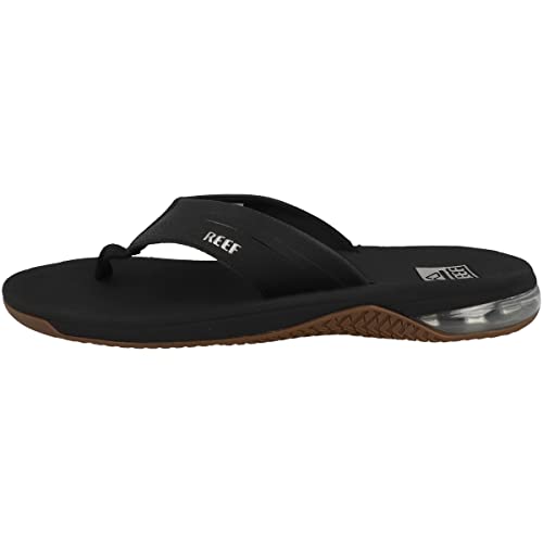 Reef Herren Anchor Flipflop, schwarz/Silber, 44 EU von Reef