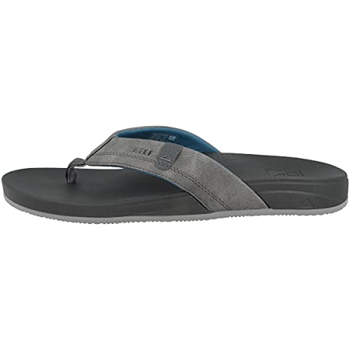 Reef Herren Cushion Spring Flipflop, Grey/Blue, 46 EU von Reef