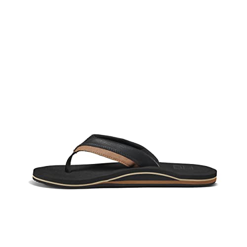 Reef Herren Cushion Dawn Flipflop, Black/Tan, 42 EU von Reef