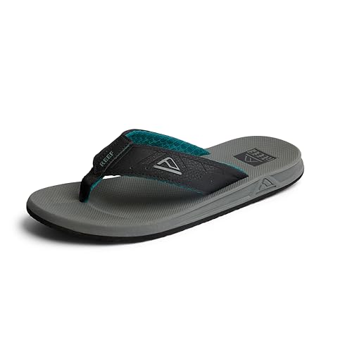 Reef Herren Phantome Flipflop, Grau Schwarz Grün, 47 EU von Reef