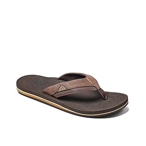 Reef Herren Cushion Dawn Flipflop, Brown, 44 EU von Reef