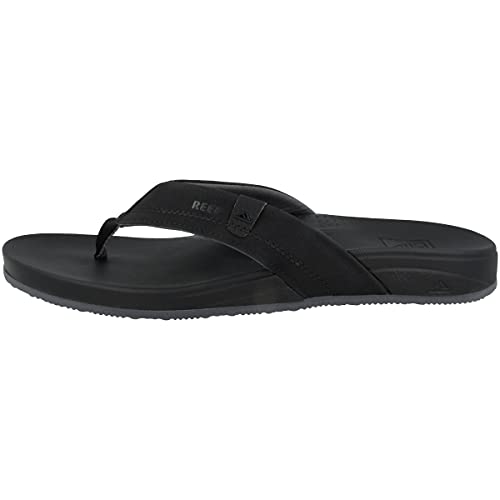 Reef Herren Cushion Spring Flipflop, Black/Grey, 44 EU von Reef