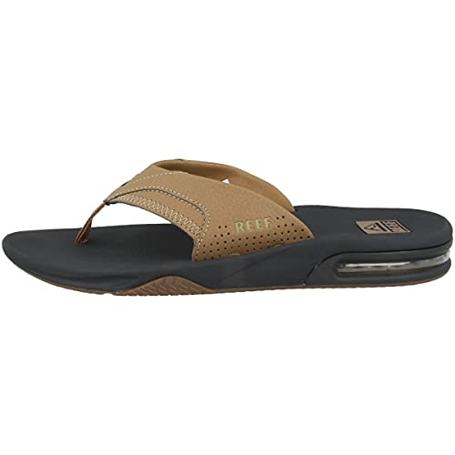 Reef Herren Fanning Flipflop, Grey Khaki, 47 EU von Reef