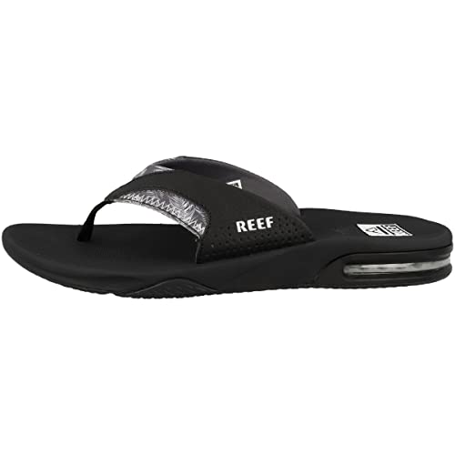 Reef Herren Fanning Flipflop, grau, weiß, 40 EU von Reef