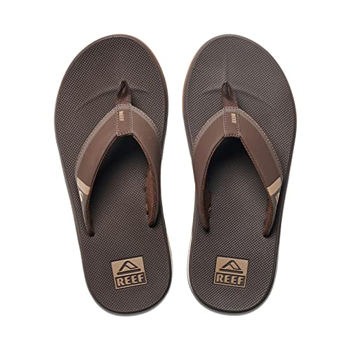 Reef Herren Fanning Low Flipflop, Brown, 40 EU von Reef