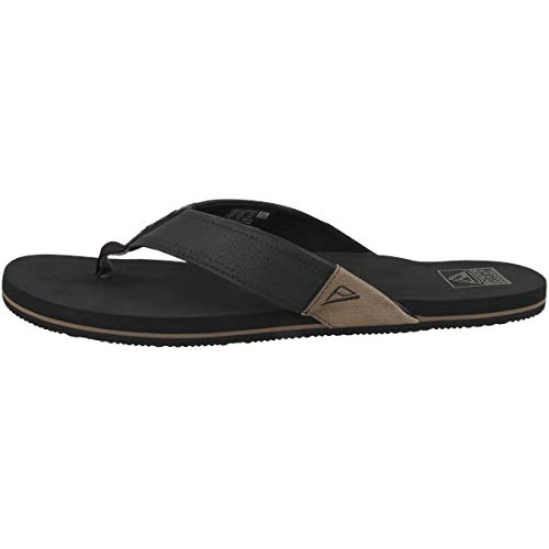 Reef Herren Newport Flipflop, Black, 42 EU von Reef