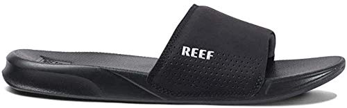 Reef Herren ONE Slide Flipflop, Schwarz (Schwarz Weiß), 46 EU von Reef