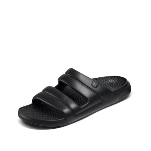 Reef Herren Oase Zwei-Bar Sandale, Schwarz, 44 EU von Reef