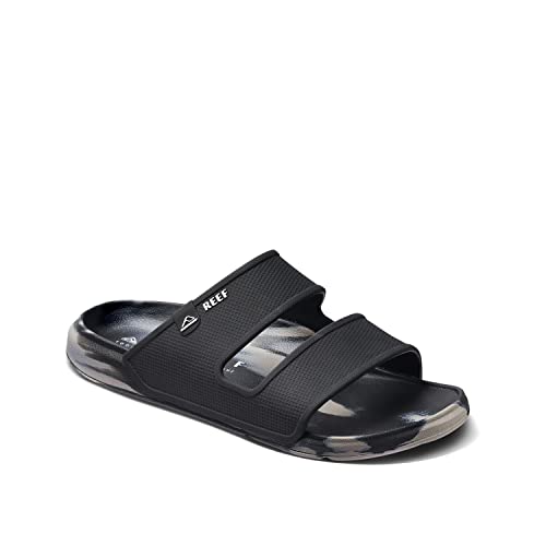 Reef Herren Oasis Double Up Slide Sandale, Schwarz/Taupe Marmor, 11 von Reef