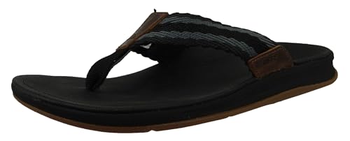 Reef Herren Ortho Coast Woven Flipflop, Black, 39 EU von Reef