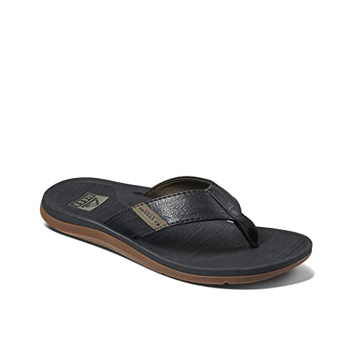 Reef Herren Santa ANA Flipflop, Schwarz, 37.5 EU von Reef